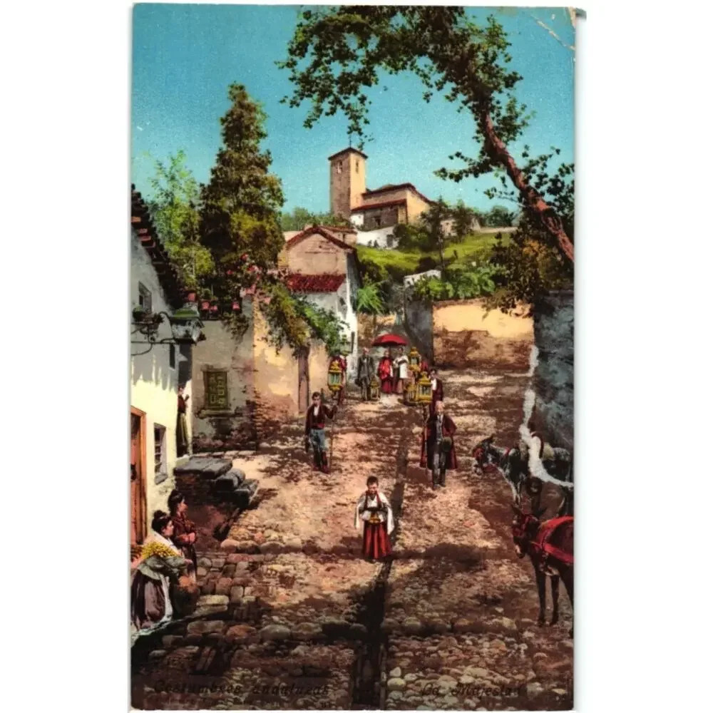 Costumbres Andaluzas La Majestad, Spain Postcard